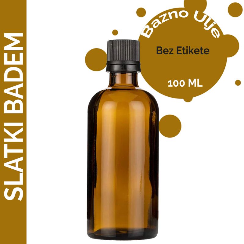 Süßes Mandelöl – 100 ml – ohne Etikett