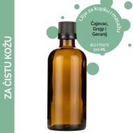 Klares Hautmassageöl – 100 ml – ohne Etikett