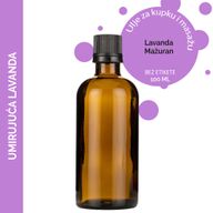 Schläfriges Lavendel-Massageöl – 100 ml – ohne Etikett