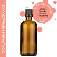 Warmes und belebendes Massageöl – 100 ml – ohne Etikett