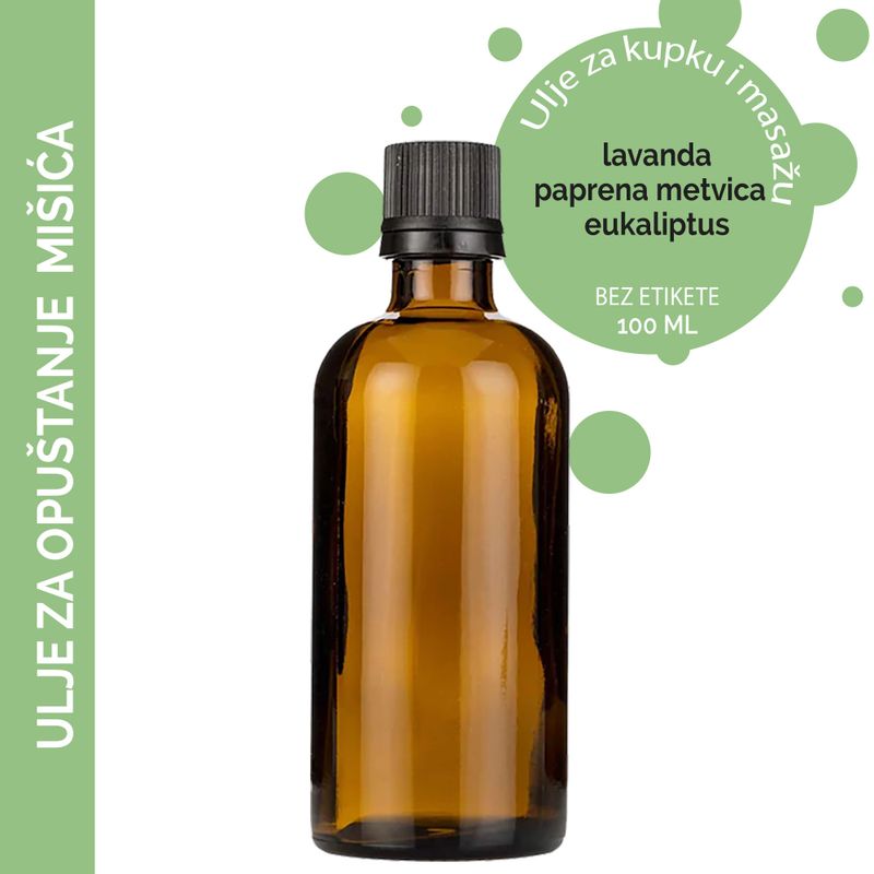 Muscle Ease Massageöl – 100 ml – ohne Etikett