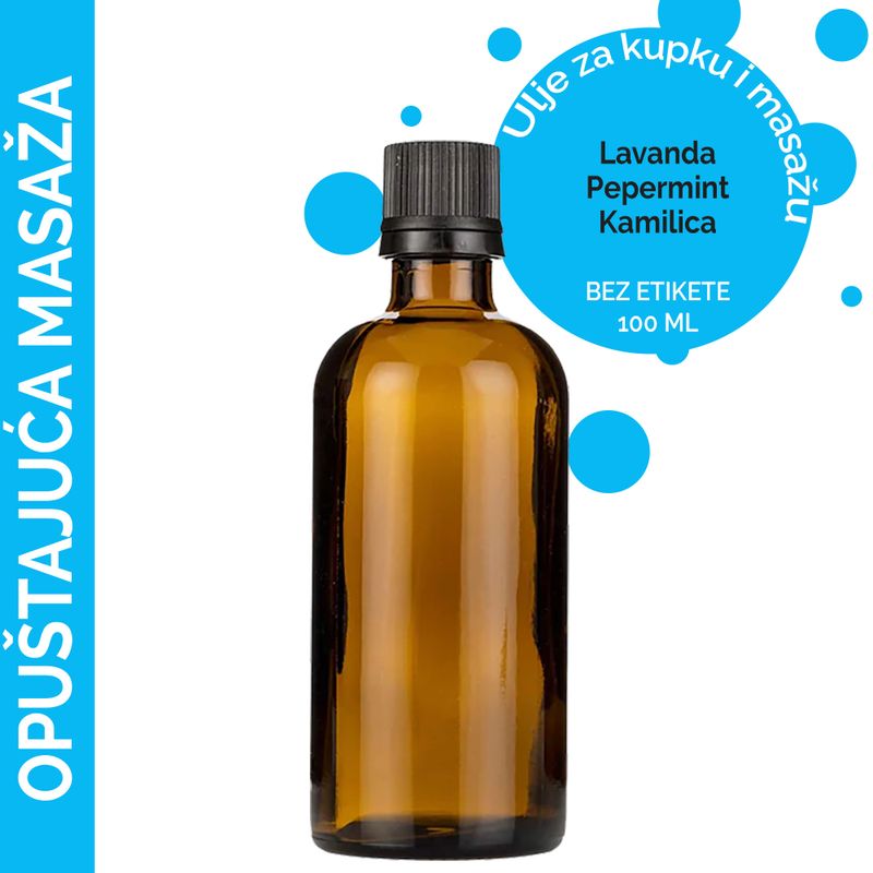 Entspannendes Massageöl – 100 ml – ohne Etikett