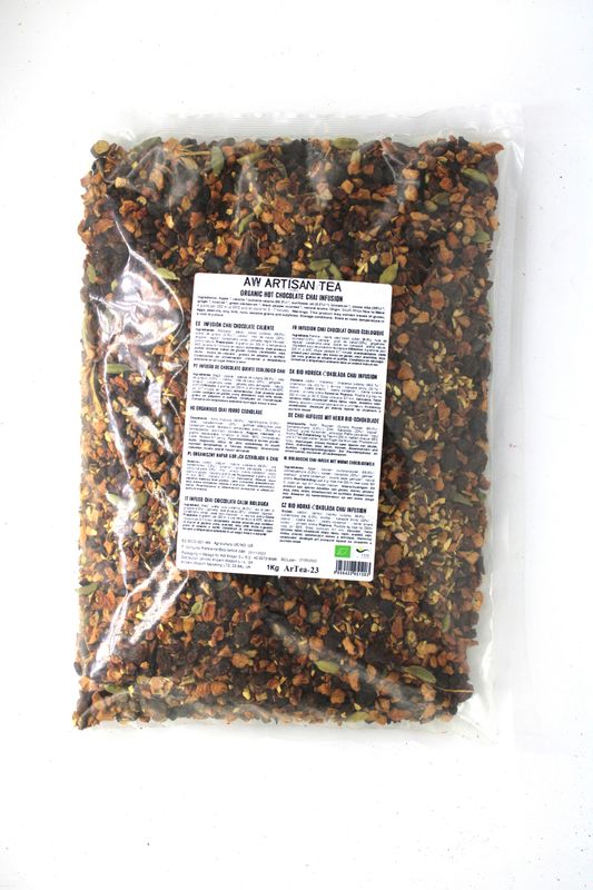 Bio-Heißschokoladen-Chai-Aufguss