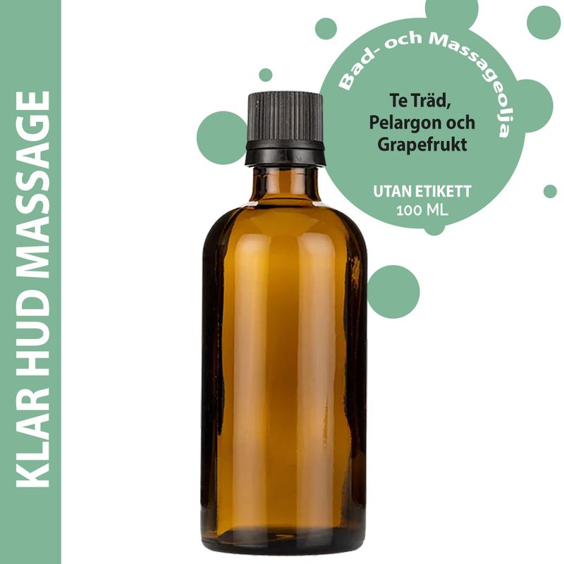Klares Hautmassageöl – 100 ml – ohne Etikett