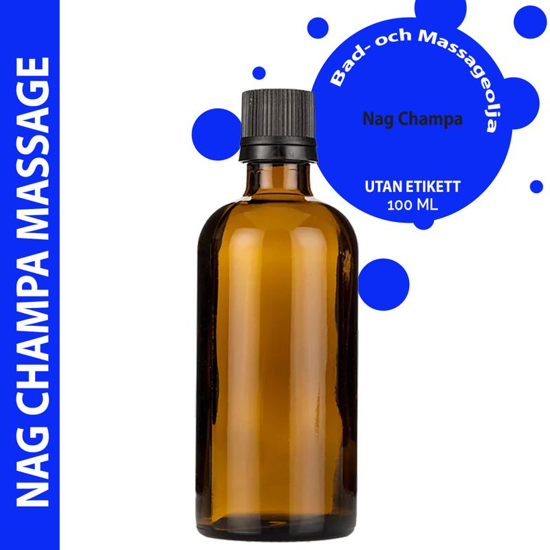 Nag Champa Massageöl – 100 ml – ohne Etikett