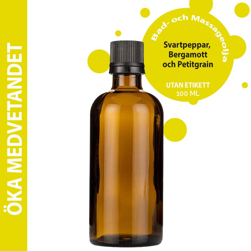 Massageöl zur Steigerung des Bewusstseins – 100 ml – ohne Etikett