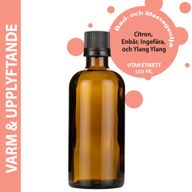 Warmes und belebendes Massageöl – 100 ml – ohne Etikett