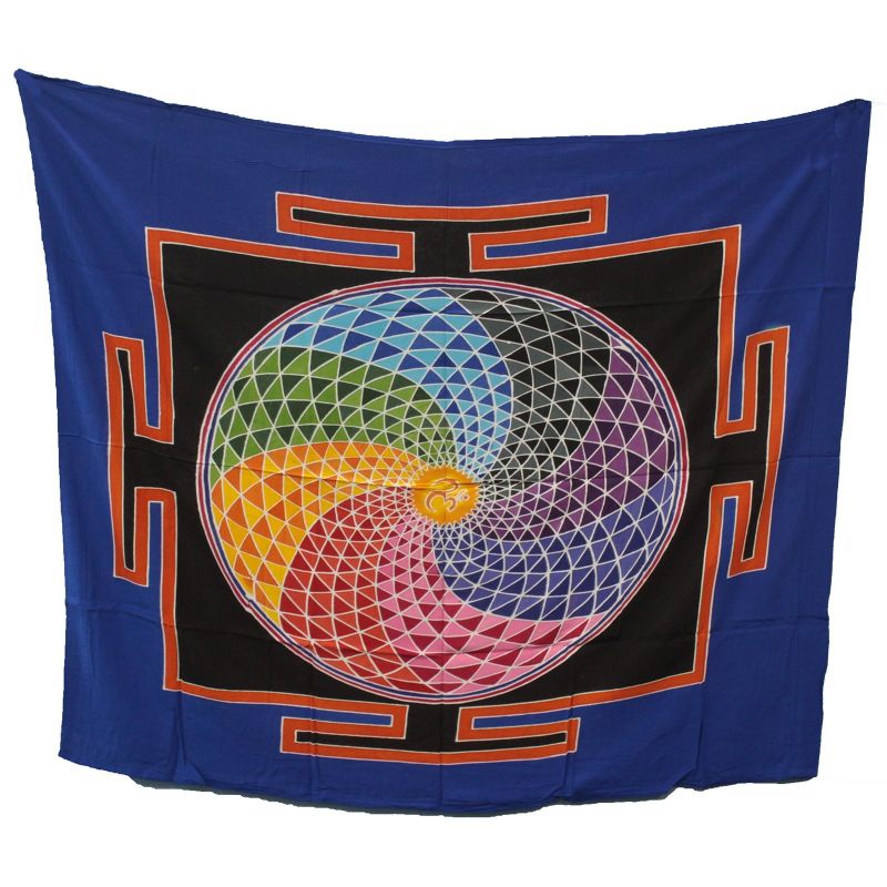 Wandbehänge - Sieben Flaggen-Symbole