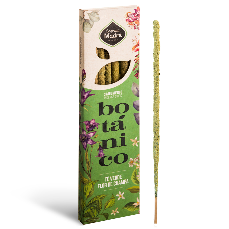 6x Räucherstäbchen Botanischer Grüner Tee - Champa