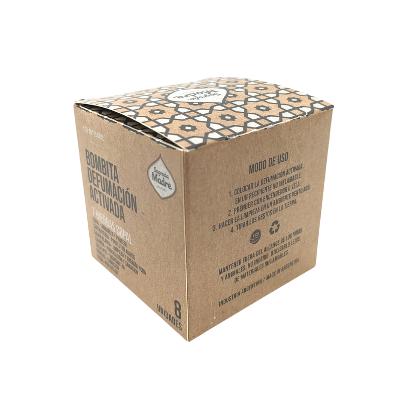Box mit 8 Räucherbomben 7 Kräuter + Kopal