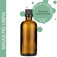 Klares Hautmassageöl – 100 ml – ohne Etikett