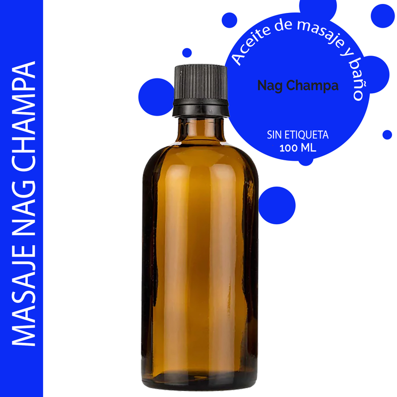 Nag Champa Massageöl – 100 ml – ohne Etikett