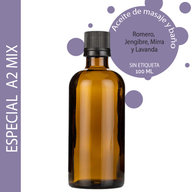 Spezielles A2-Mix-Massageöl – 100 ml – ohne Etikett