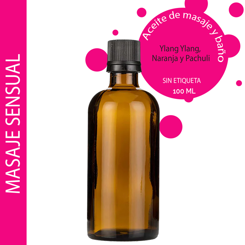Sinnliches Massageöl – 100 ml – ohne Etikett