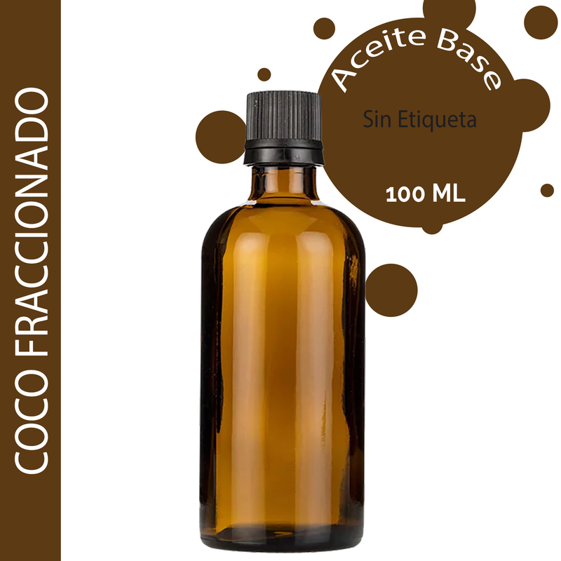 Fraktioniertes Kokosnussöl – 100 ml – ohne Etikett