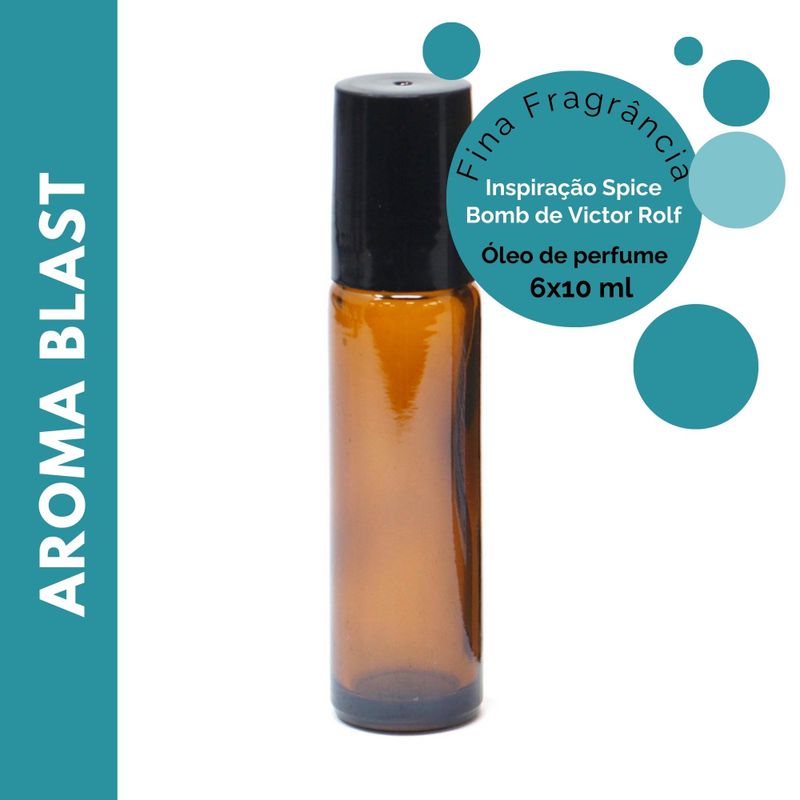 Aroma Blast Parfümöl mit feinem Duft, 10 ml – Ohne Etikett
