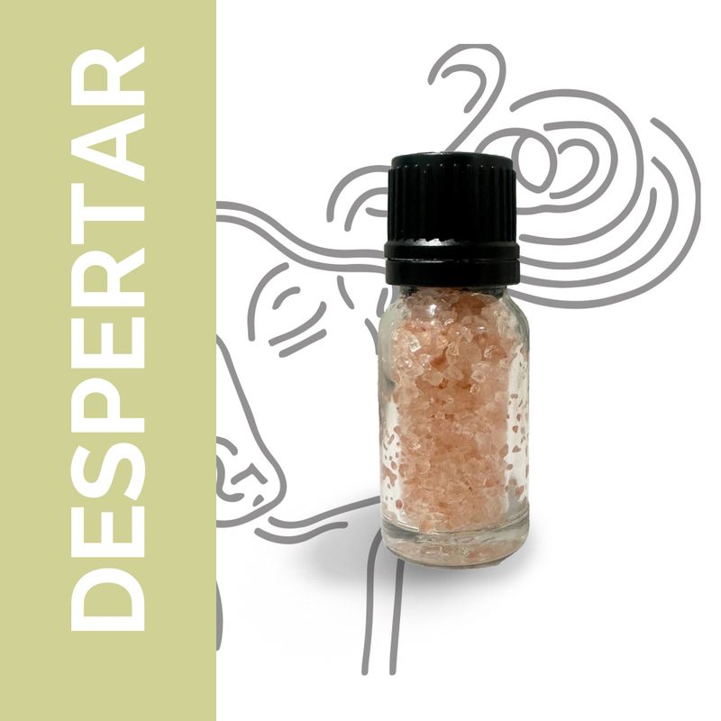 Aufwachen Aromatherapie Riechsalz - Weißes Label