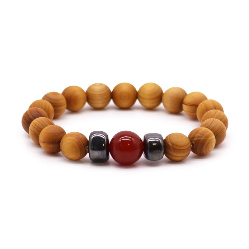 Zedernholz Chakra-Armbänder Starter-Set
