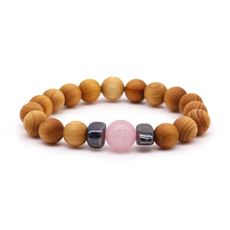 Zedernholz Chakra-Armbänder Starter-Set