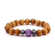 Zedernholz Chakra-Armbänder Starter-Set