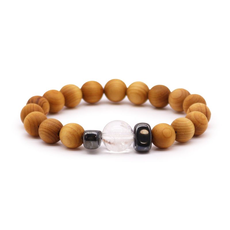 Zedernholz Chakra-Armbänder Starter-Set