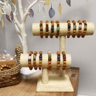 Zedernholz Chakra-Armbänder Starter-Set