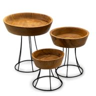Stützset aus Holz