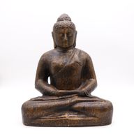 Mittlerer Buddha Klassisch Antik Gold - 0,5m