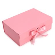Flache Geschenkbox - Groß (28,2x20,2x9,2cm) - Rosa