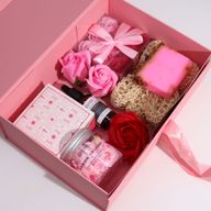 Flache Geschenkbox - Groß (28,2x20,2x9,2cm) - Babyblau
