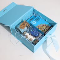 Flache Geschenkbox - Mittelgroßes Quadrat (20x18,2x8cm) - Elfenbein