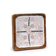 Großes quadratisches Schmucktablett 15 x 15 x 2,5 cm – HOP HARE (Design folgt)