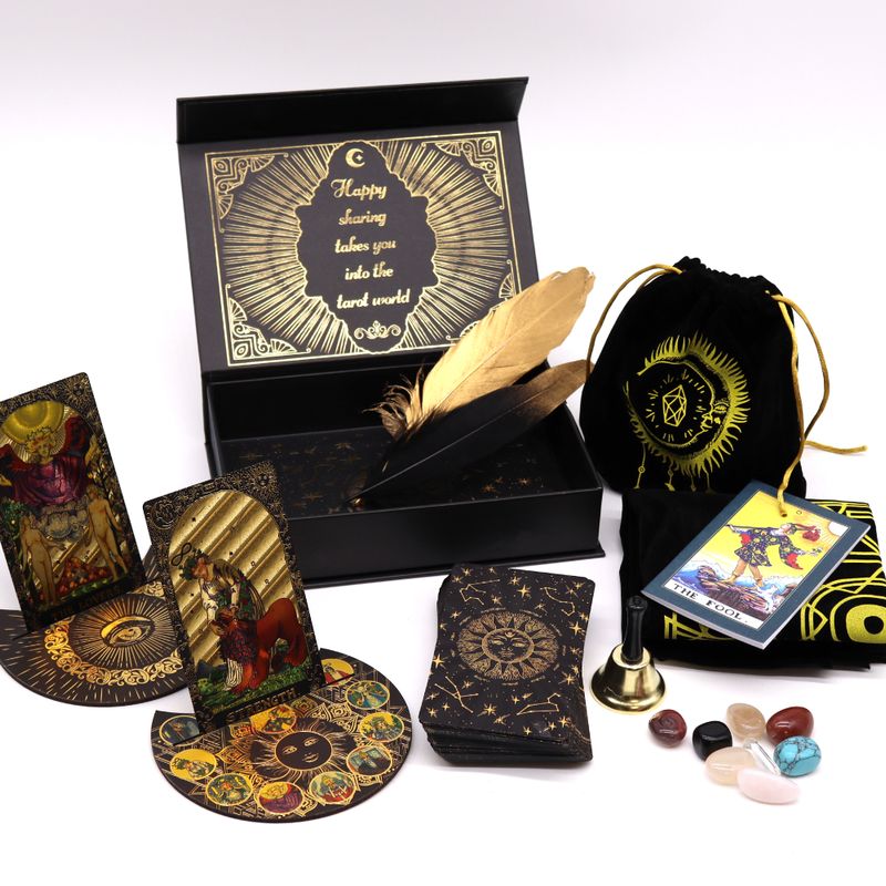 Tarot mit Goldfolie – Lass die Magie beginnen – Geschenkset