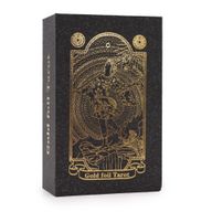 Tarot-Set mit Goldfolie und Buch – Geschenkbox