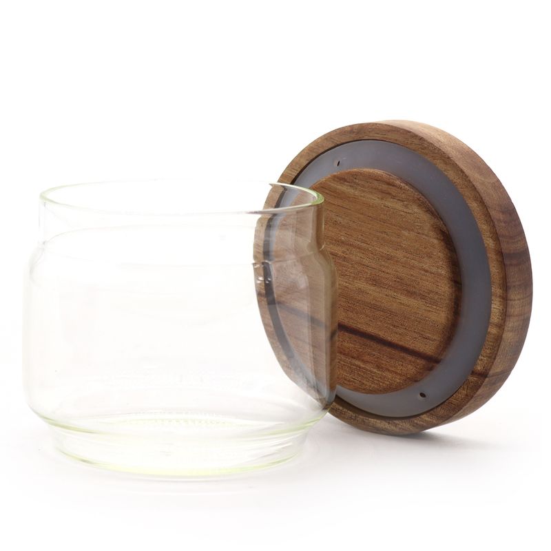Bambus-Glasgefäß - 7cm