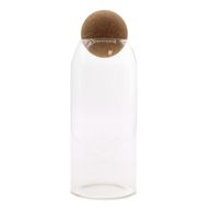 Korkkugel-Glasgefäß - Klar - 20cm