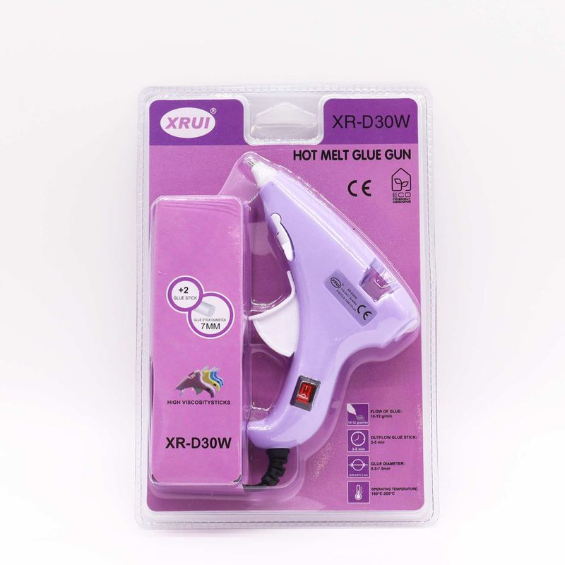 Xrui 30W Mini-Heißklebepistole Hobby (EU-Stecker) – für 7-mm-Sticks