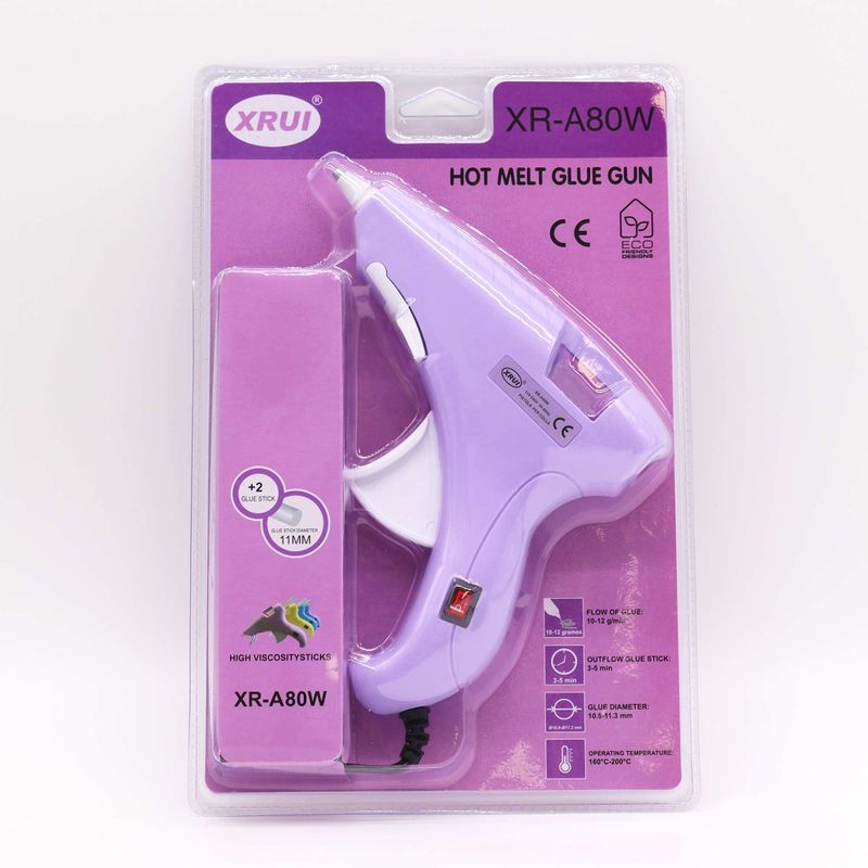 Xrui 80W Heißklebepistole Hobby (EU-Stecker) - für 11mm Sticks