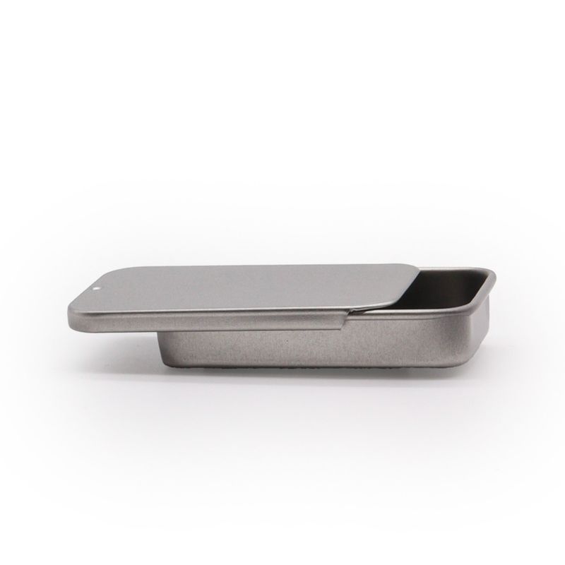 Schiebedeckel Mini-Blechdose Dispenser - 10 g (6x3,3x1 cm)