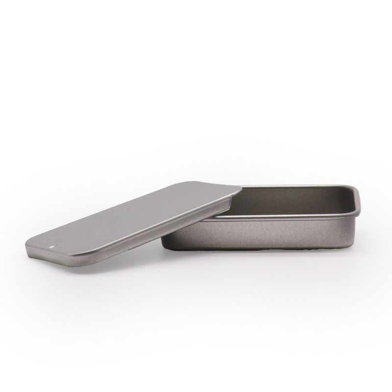 Schiebedeckel Mini-Blechdose Dispenser - 10 g (6x3,3x1 cm)