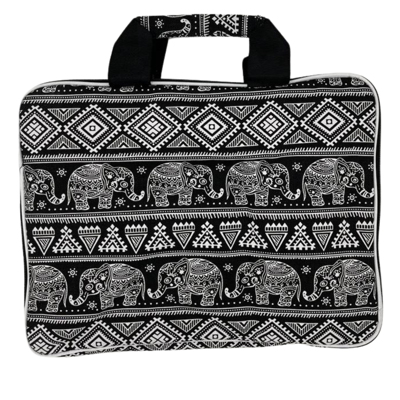Gepolsterte Laptoptasche (Elepants Motiff) 33x24x3cm