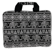 Gepolsterte Laptoptasche (Elepants Motiff) 33x24x3cm