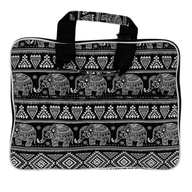 Gepolsterte Laptoptasche (Elepants Motiff) 33x24x3cm
