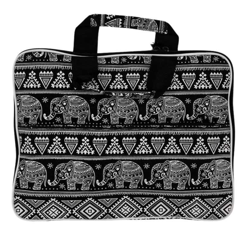 Gepolsterte Laptoptasche (Elepants Motiff) 33x24x3cm