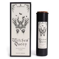 Hexenkönigin – Antike Hexen-Ritualkerze und passende Geschenkbox, Frontansicht