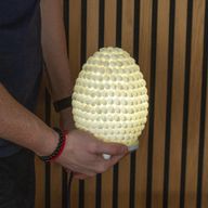 Boho Muschellampe - Muschel oval - 15cm