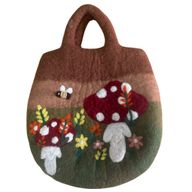 Pilzgarten-Filztasche - 35x27cm