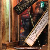 Banjara Buddha Räucherstäbchen-Geschenkset Starter – 12 Schachteln mit je 6 Räucherstäbchen