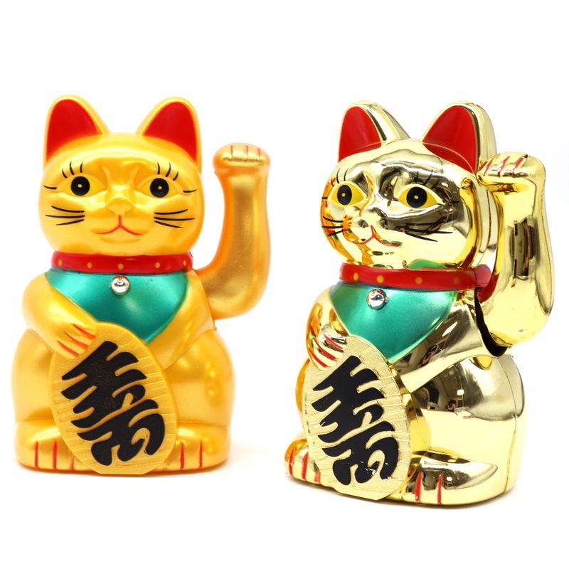 Sehr goldene Geldkatze- 15cm