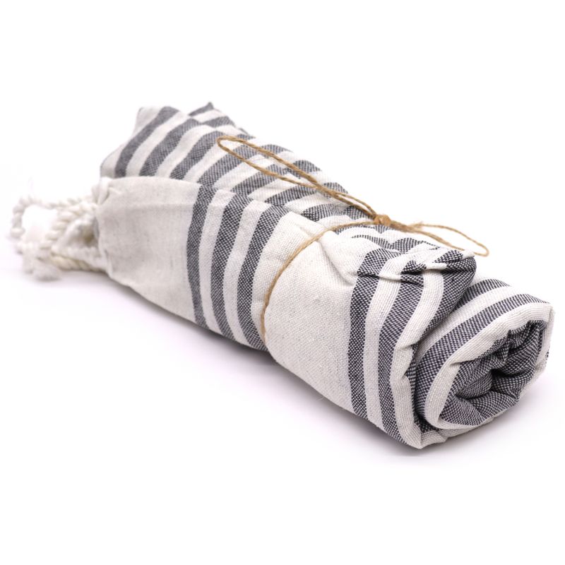 Hamam-Spa-Handtuch – Anthrazit – 90 x 170 cm
